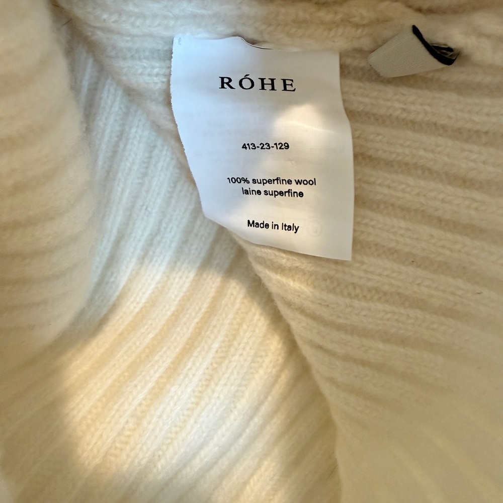 Rohe Twisted Ribbed Sweater Size 40 - Picture 7 of 8
